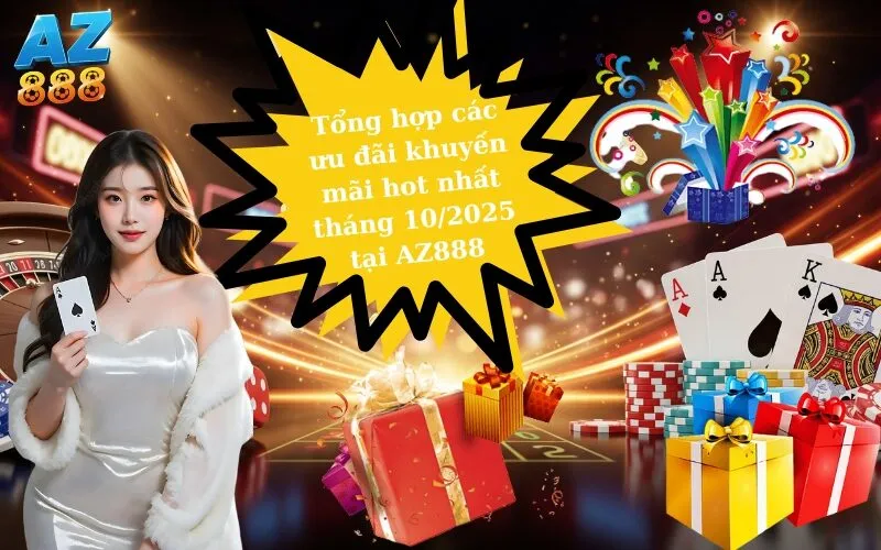 Tổng hợp các ưu đãi khuyến mãi hot nhất tháng 102025 tại AZ888