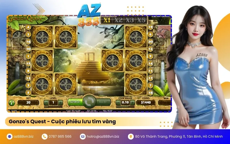 Gonzo's Quest - Cuộc phiêu lưu tìm vàng